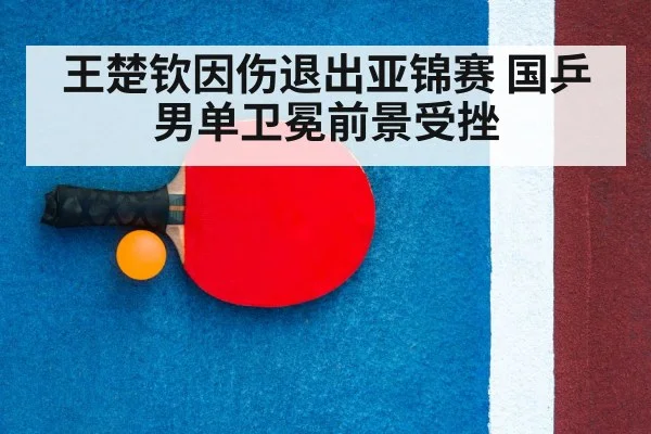 王楚钦因伤退出亚锦赛 国乒男单卫冕前景受挫